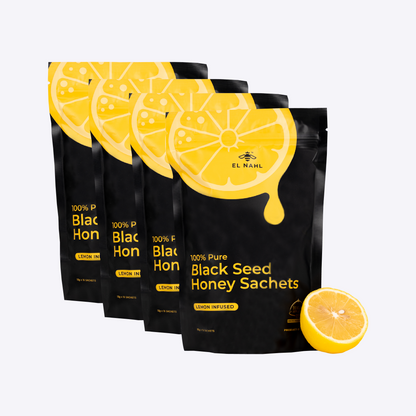 Lemon Infused Honey Sachets