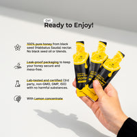 Lemon Infused Honey Sachets