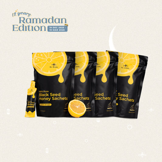 Lemon Infused Honey Sachets
