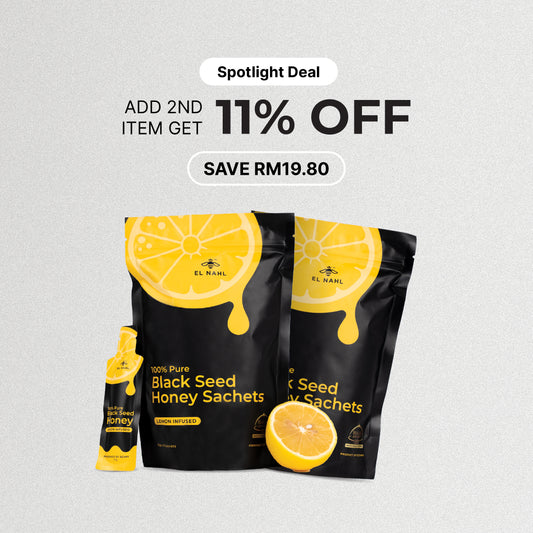 Lemon Infused Honey Sachets