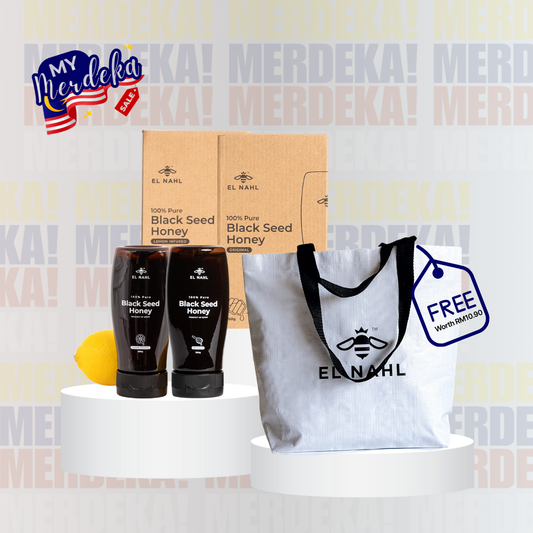 SWEET & ZESTY COMBO - 1x Squeeze Bottle Original & 1x Squeeze Bottle Lemon + Free 1x Totebag